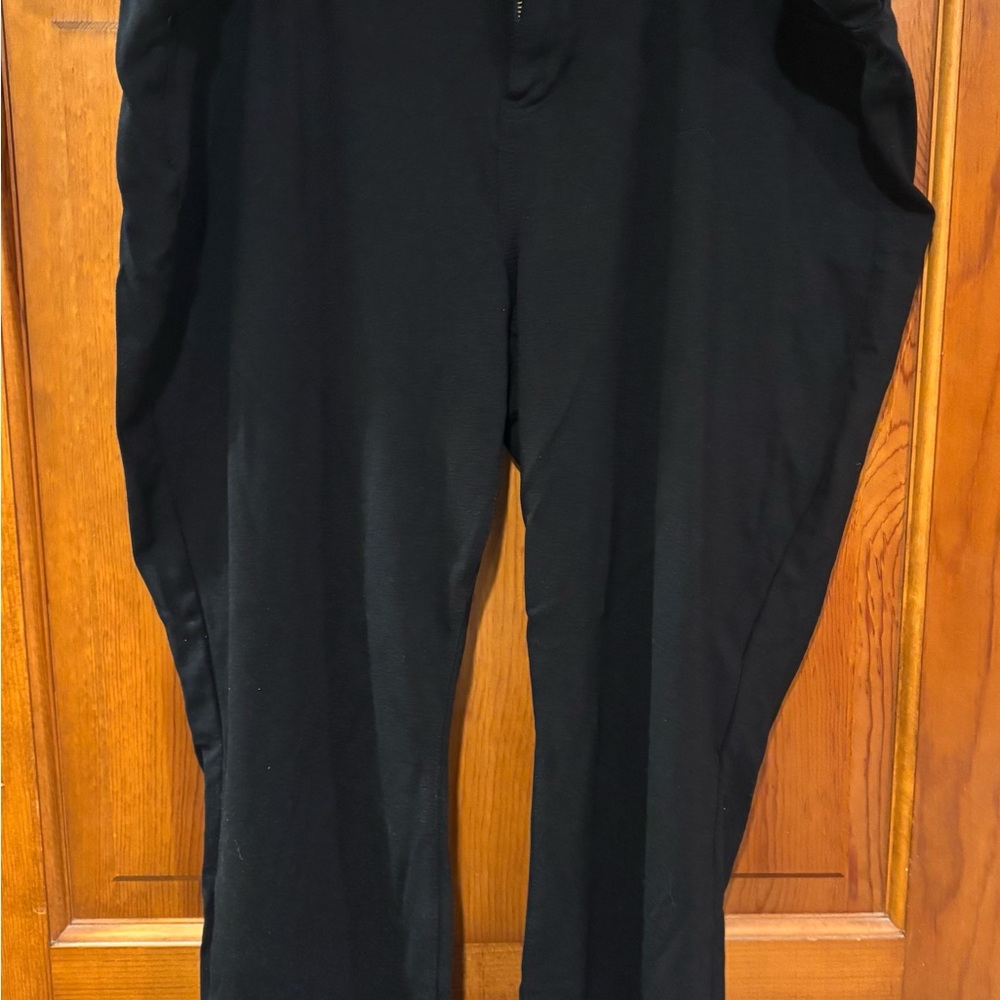 Liverpool Black Stretch Straight-Leg